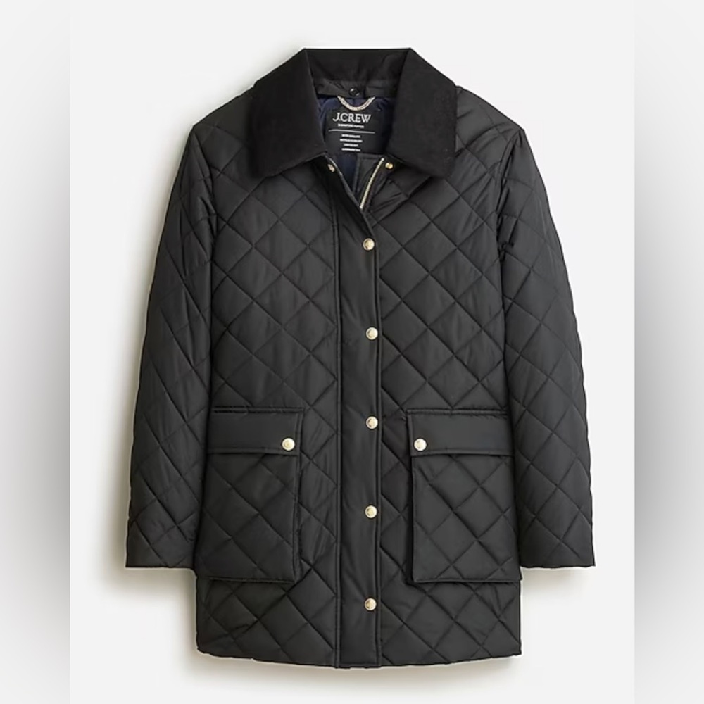 J. Crew Heritage quilted Barn Jacket with PrimaLoft